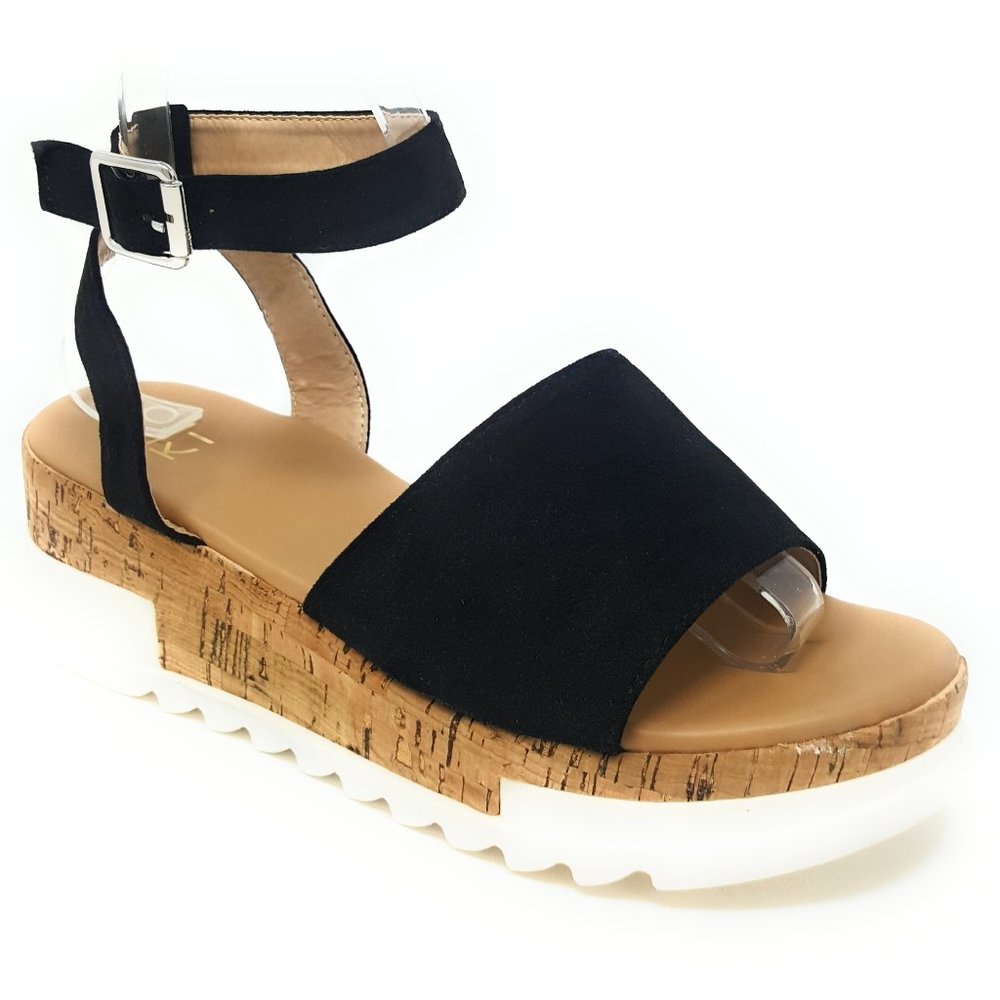 Thick & Thin Strap Women Wedge Sandal YB45